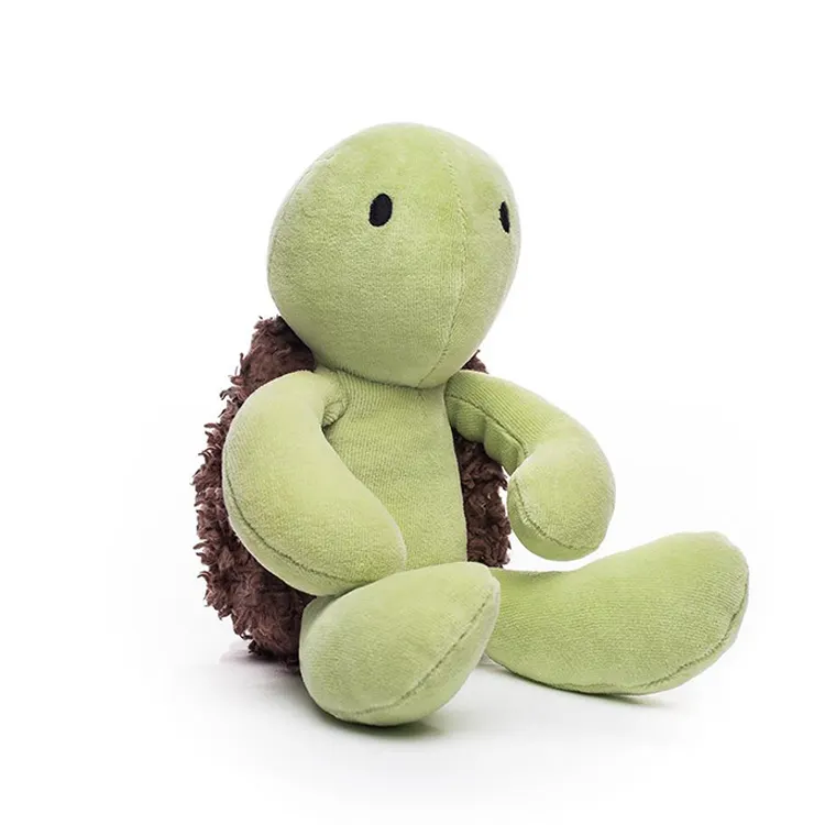 Juguete de peluche hipoalergénico de ojos grandes, Tortuga Ninja de peluche suave