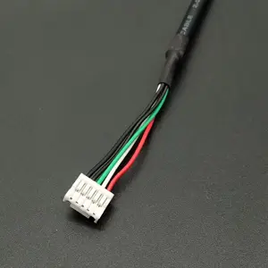 Kabel Harness Kawat OEM, dengan Konektor Pitch Jst 1.25Mm GHR-04V-S Terminal Perakitan SSHL-002T-P0.2