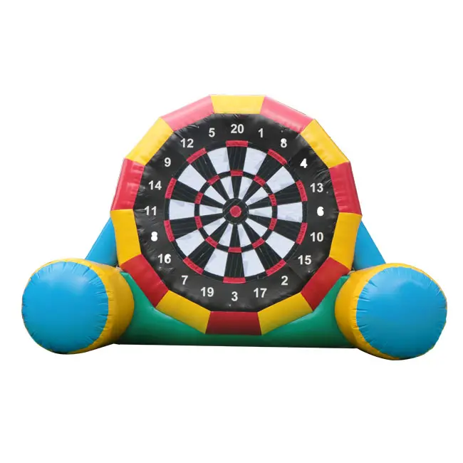 Factory customized foot dart inflatable soccer dart board game