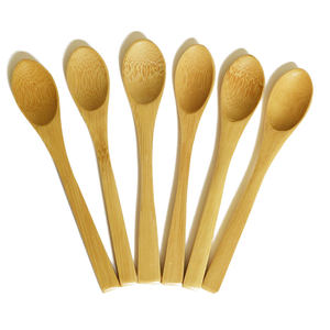 Utensile da cucina in bambù naturale leggero 5g zuppa cucchiaino <span class=keywords><strong>per</strong></span> pranzo tè caffè <span class=keywords><strong>miele</strong></span> da campeggio stoviglie - Product Image 1
