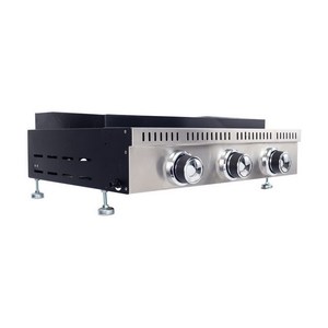 Komenjoy P005 <span class=keywords><strong>Plancha</strong></span> au <span class=keywords><strong>gaz</strong></span> 3 Feux - Porthos 3 brûleurs , Barbecue, Cuisine extérieure, <span class=keywords><strong>Grande</strong></span> Plaque émaillée - Product Image 4