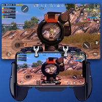 H5.0 Pubg Mobile Gamepad Joystick Logam L1 R1 Memicu Game Shooter Player untuk iPhone Ponsel Android Game Mobile Gamepad