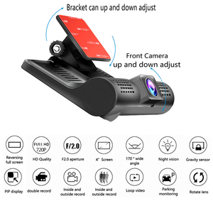 Camera Hành Trình Mini 1080P IPS 4 Inch Cho Xe, Hộp Đen 140 Độ Tầm Nhìn Ban Đêm Tự Động - Product Image 3