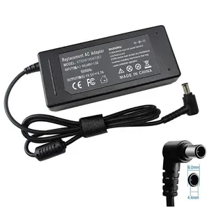 אוניברסלי 90W 19.5V 4.7A AC מטען מתאם אספקת חשמל לסוני