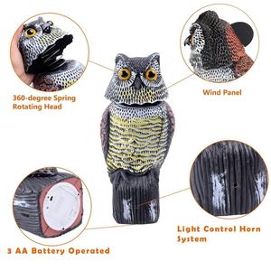 Groothandel Uil Decoy Vogel Afschrikmiddel-Vogelverschrikker Uilen Houden Vogels Weg en Bird Control Tuin Uil - Product Image 6