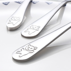 Juego de Cubiertos para Niños con Diseño de Oso, Cuchara, Tenedor y Cuchillo - Product Image 4