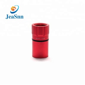 Alta precisión mecanizado CNC piezas rojo anodizado piezas de aluminio para la <span class=keywords><strong>linterna</strong></span> - Product Image 3