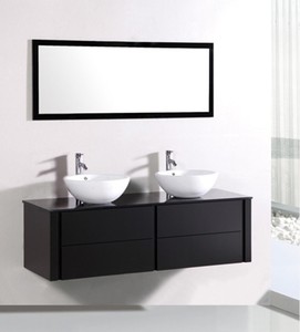 Tocador doble, mueble de baño para colgar en la pared, mueble de baño, - Product Image 6