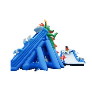 Ngoài trời thương mại sử dụng công viên giải trí trò chơi siêu hồ bơi nước bơm hơi trượt cho lứa tuổi 5-7 bạt PVC Bảo hành 2 năm - Product Image 6