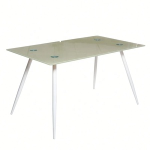 Muebles de Restaurante de la Mejor Calidad 2026, Mesa de <span class=keywords><strong>Comedor</strong></span> con Base de Metal, Mesa de <span class=keywords><strong>Comedor</strong></span> con Tapa de Vidrio, Precio de la Tapa de Vidrio - Product Image 2