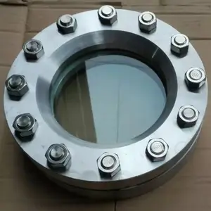 Spia di Ispezione Sanitaria in Acciaio Inox con Flangia - Product Image 1