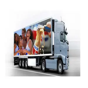 Açık p6 mobil led reklam ekranı/araç/van/römork/monte kamyon led ekran