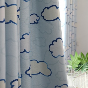 Nube Bambini <span class=keywords><strong>Tende</strong></span> di Stoffa <span class=keywords><strong>Per</strong></span> I Bambini Della Ragazza del Ragazzo Camera Da Letto Soggiorno Blu/Rosa Blackout Cortinas Custom Made <span class=keywords><strong>Tende</strong></span> - Product Image 5