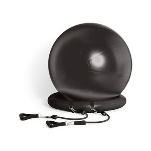 65cm PVC Exercise Balance Ball Chair with Inflatable Stability Ring Ergonomic Office Furniture - Product Image 3