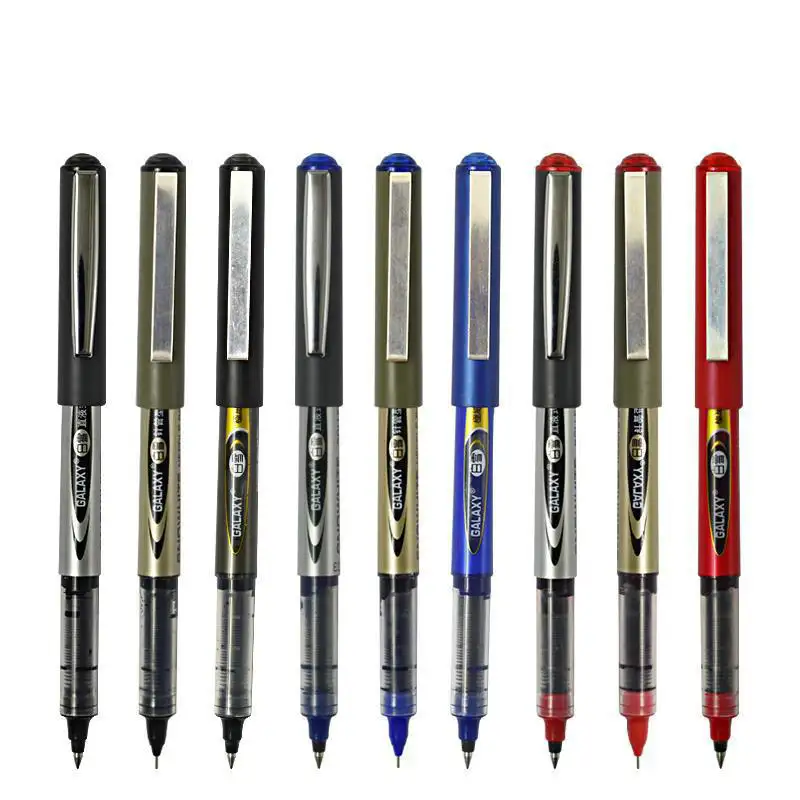 0.5mm/0.38mm stylo/bullet tip disposable bulk capacity liquid ink gel pen smooth writing no broken gel ink durable liquid pen