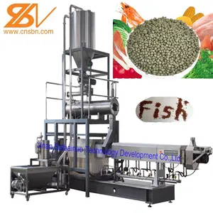 100 kg/h-6ton/h planta de processamento de alimentos para peixes Automático