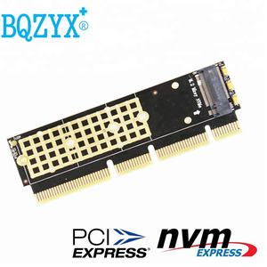 M.2 NGFF NVMe SSD PCIE <span class=keywords><strong>3</strong></span>,0X16/X8/X4 adaptador para 1U/2U servidor y bajo perfil PC - Product Image 1