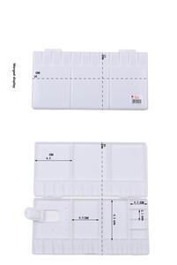 Nouveau produit pliant en plastique aquarelle <span class=keywords><strong>couleur</strong></span> boîte huile <span class=keywords><strong>acrylique</strong></span> vide <span class=keywords><strong>palette</strong></span> <span class=keywords><strong>de</strong></span> <span class=keywords><strong>peinture</strong></span> - Product Image 4
