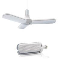 Lame de ventilateur portable épis de maïs, lampe LED à économie d'énergie, lumière de sécurité pour Garage