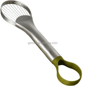 De acero inoxidable de aguacate cortadora aguacate herramienta aguacate pitter con mango de plástico - Product Image 1