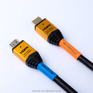Chapado en oro de carcasa de aluminio cable <span class=keywords><strong>hd</strong></span> cable 2,0 de apoyo 1080 p ¡3D 4 K para HDTV- portátil sistema de <span class=keywords><strong>cine</strong></span> en casa - Product Image 2