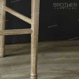 2018 <span class=keywords><strong>tendance</strong></span> vintage chaise siège tabouret de <span class=keywords><strong>bar</strong></span> en bois chaise haute - Product Image 6