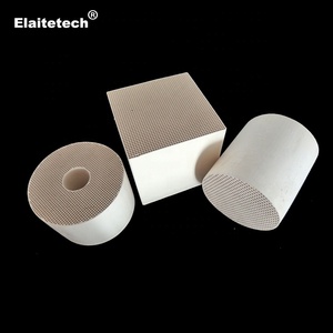 Accumulateur de chaleur en céramique aluminée en nid d'abeille de 150*150*300 mm et substrat d'accumulation thermique - Product Image 1