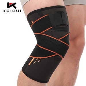 De neopreno ajustable ortopédicos rodilla brace arrollamiento soporte estabilizador para seguridad de deportes - Product Image 1
