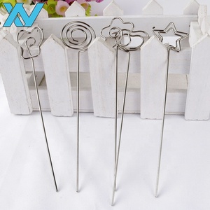 DIY Hình Trái Tim <span class=keywords><strong>Craft</strong></span> Dây <span class=keywords><strong>Clip</strong></span> Thẻ Ảnh Memo Chủ Clips Bán Buôn Kim Loại Kẹp Đất Sét Bánh Phụ Kiện Trang Trí - Product Image 4