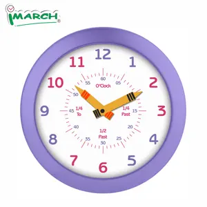 IMSH WC21502นาฬิกาแขวนผนังนาฬิกาควอตซ์อะนาล็อก,เงียบตกแต่งบ้านรอบนาฬิกาติดผนังแบบอะนาล็อกที่กำหนดเอง