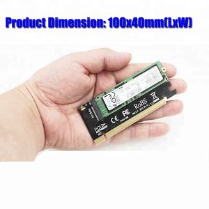 M.2 NVMe SSD NGFF ZU PCIE <span class=keywords><strong>3</strong></span>,0X16/X4 adapter M Schlüssel interface karte Unterstützung PCI Express <span class=keywords><strong>3</strong></span>,0x4 mit kühlkörper - Product Image 6