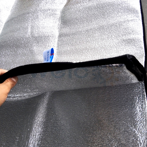 पुन: प्रयोज्य चांदी पन्नी बुना थर्मल थर्मल अछूता फूस कवर - Product Image 3