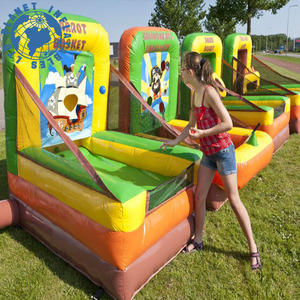 Mới Funny Đầy Thử Thách Inflatable Lễ Hội 4 trong 1 Giữa Chừng Trò Chơi Cướp Biển Cho Thuê - Product Image 2