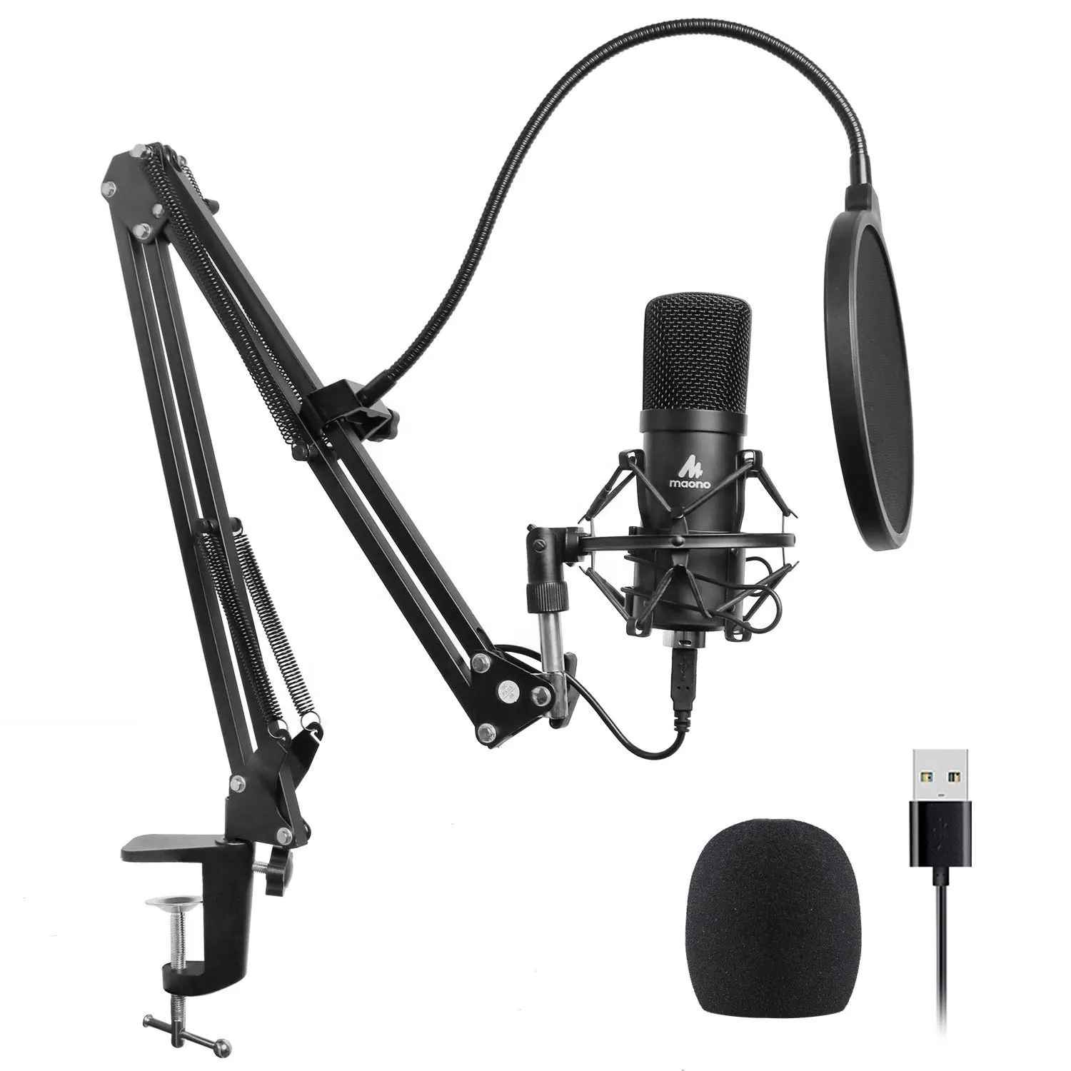 MAONO professional audio stereo mic studio 마이크 와 마이크 서