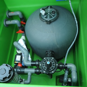 Sistema di filtraggio per piscina sotterranea filtro a sabbia interrato <span class=keywords><strong>in</strong></span> fibra di vetro con pompa per piscina - Product Image 2