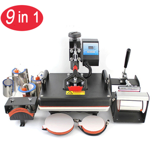 Macchina per stampante a sublimazione combinata da 9 in 1 29*38cm per cappello/tazza/piastra/t-shirt/custodia per telefono/bottiglia di stampa - Product Image 2