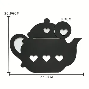 Multi-Purpose teapot Dish Pads Heat Resistant Non-Slip Decorative Silicone Pot Holder and trivet mat for Table Kitchen