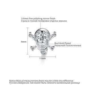 LUOTEEMI teschi Clip on Fashion Special Design <span class=keywords><strong>orecchini</strong></span> <span class=keywords><strong>orecchini</strong></span> per ragazze donne gioielli fantastici - Product Image 2
