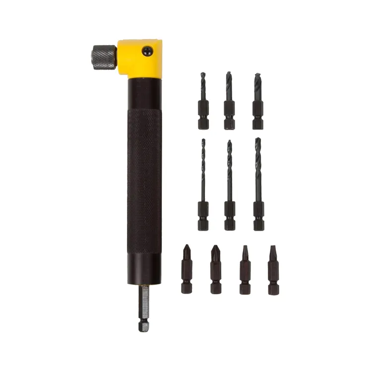 90 Degree Screwdriver Bit Holder with Drill Bit