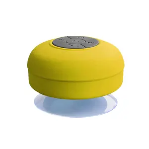 Mini Suction Shower 3w Portable Bass Outdoor Stereo Waterproof Bluetooths Speaker