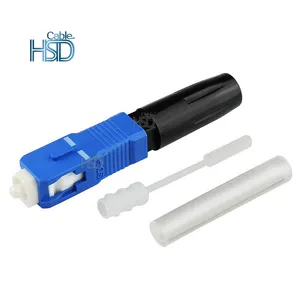 FTTH Hot Melting Type Field Assembly New Hose Quick Connector SC UPC Single Mode SM Fiber Optic Fast Connector