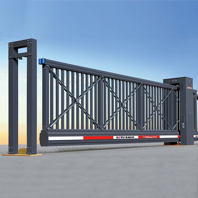 Aluminum automatic system sliding gate driveway gate