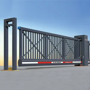Алюминиевая автоматическая система, раздвижные ворота, подъездные ворота