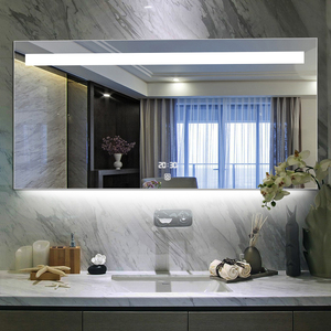 Montado en la pared Led iluminado espejos de baño para baño del <span class=keywords><strong>Hotel</strong></span> función Anti niebla - Product Image 4