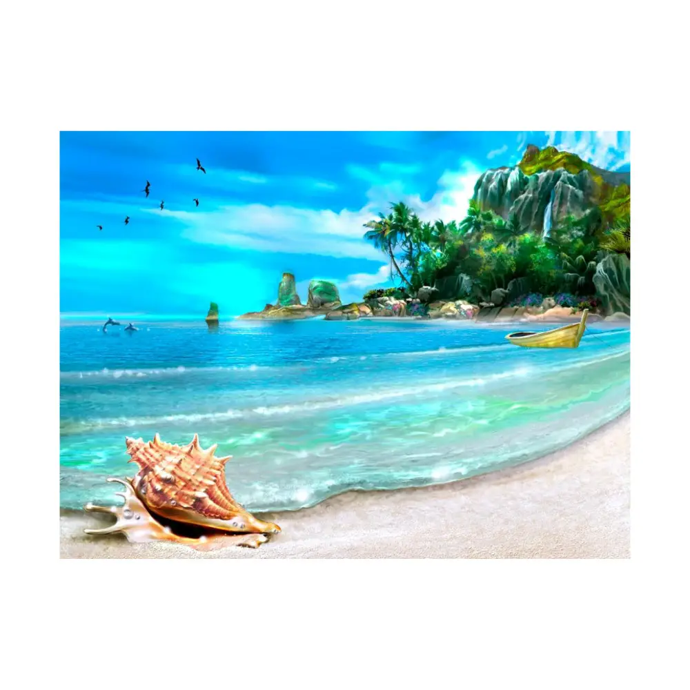 Quality Assured Wholesale DIY Diamond Painting Sand Beach In Summer DIY Wall Decor DP162