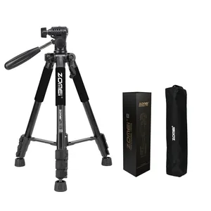 Zomei Penyaring Bentuk Lingkaran Q111 Panhead 3 WAY Ringan Tripod untuk Kamera DSLR dan Smartphone