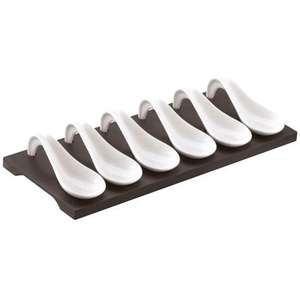 Cuchara forma <span class=keywords><strong>español</strong></span> condimento aperitivo dividido <span class=keywords><strong>tapas</strong></span> platos aperitivo plato con base - Product Image 1