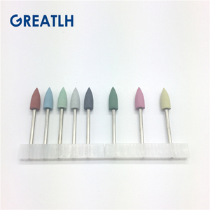 Dental Diamante Frese Composito Gomma di <span class=keywords><strong>Silicone</strong></span> Lucidatura Fresa di Laboratorio Dentale - Product Image 2
