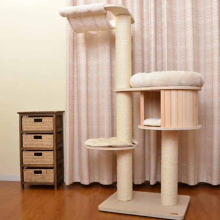 China supplier modern luxurious funny sisal cat tree