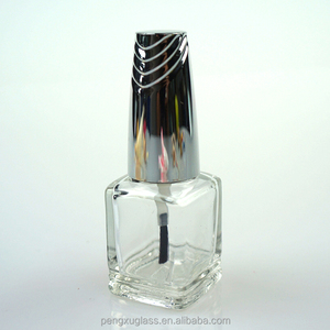 16 ml de alta calidad gran claro botella de vidrio vacía botella de gel de esmalte de uñas botella de esmalte de uñas con tapa - Product Image 3